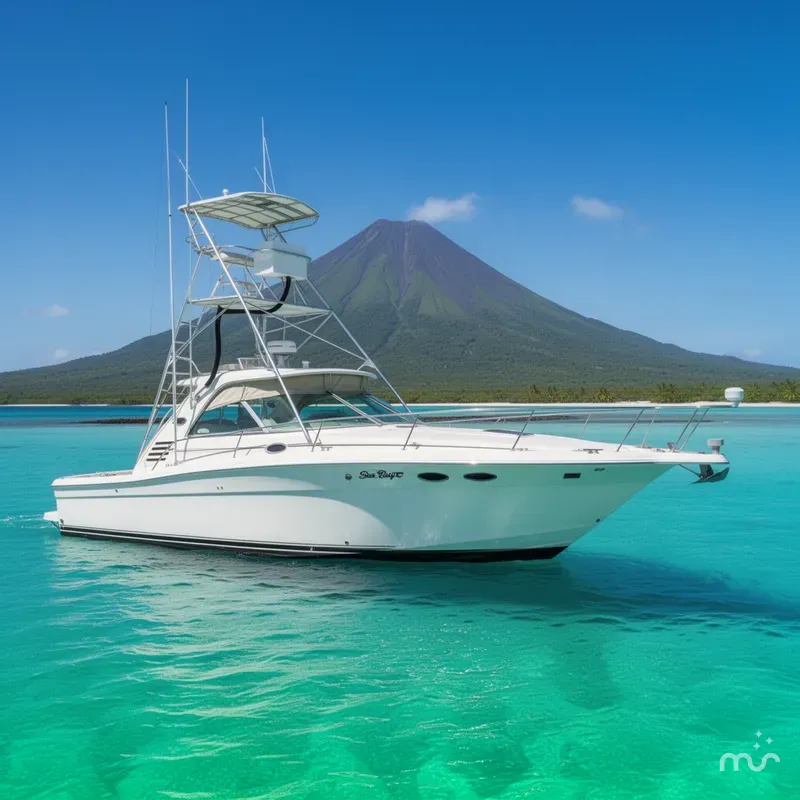 Slide: The Image of Sea Ray Express Cruiser 1998 - 2