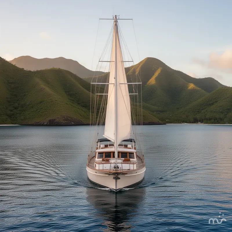 Slide: The Image of Stuart Marine 62 Custom Ketch 1983 - 3