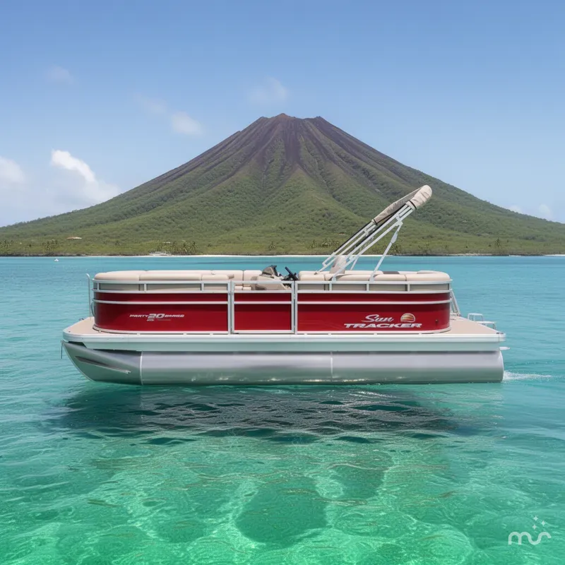 Slide: The Image of Sun Tracker Party Barge 20 DLX 2024 - 2
