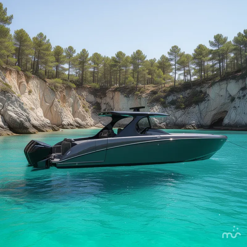 Slide: The Image of Mystic Powerboats M4200 2023 - 2