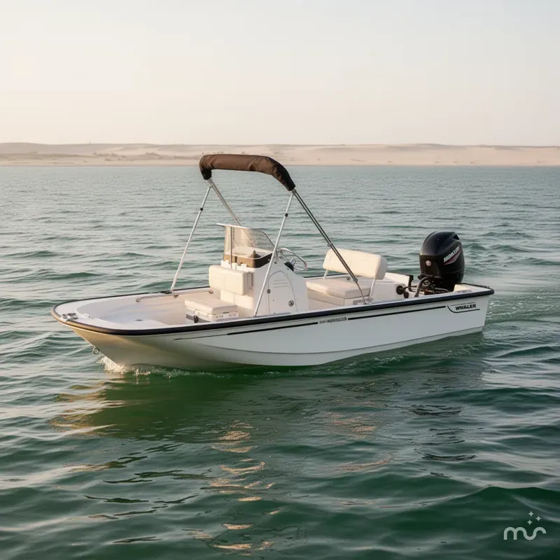 Slide: The Image of Boston Whaler 150 Montauk 2024 - 2