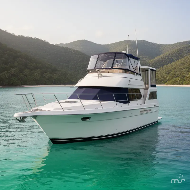 Slide: The Image of Carver Yachts 356 Aft Cabin Motor Yacht 1999 - 2