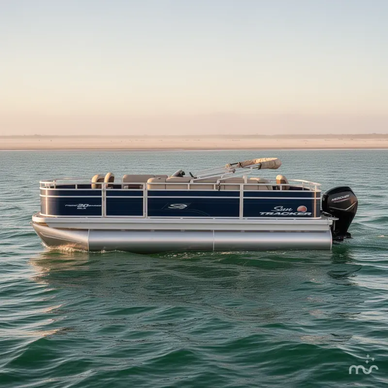 Slide: The Image of Sun Tracker Fishin' Barge 20 DLX 2024 - 0