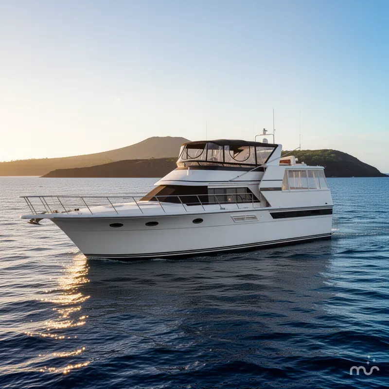 Slide: The Image of Carver Yachts 48 Californian 1990 - 2