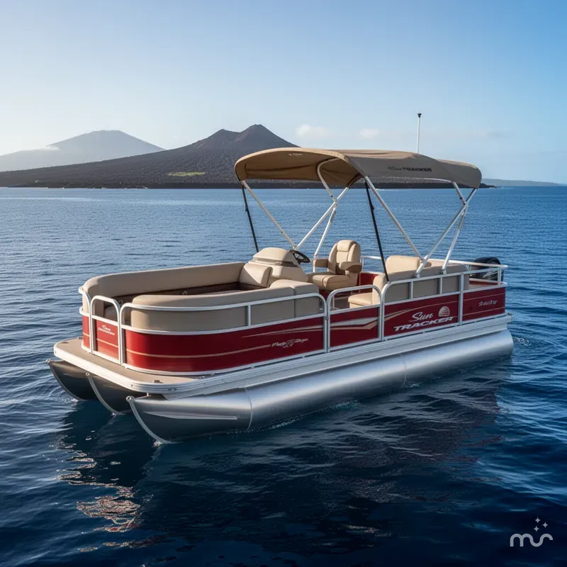 The Image of Sun Tracker Party Barge 18 DLX 2024 - 0