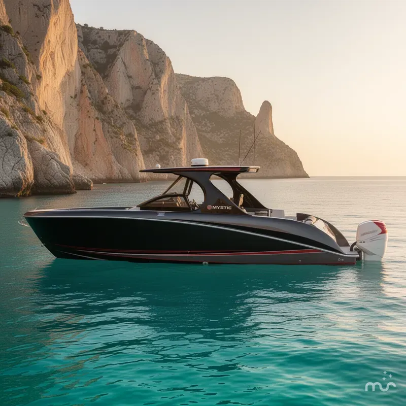 Slide: The Image of Mystic Powerboats M4200 2017 - 2