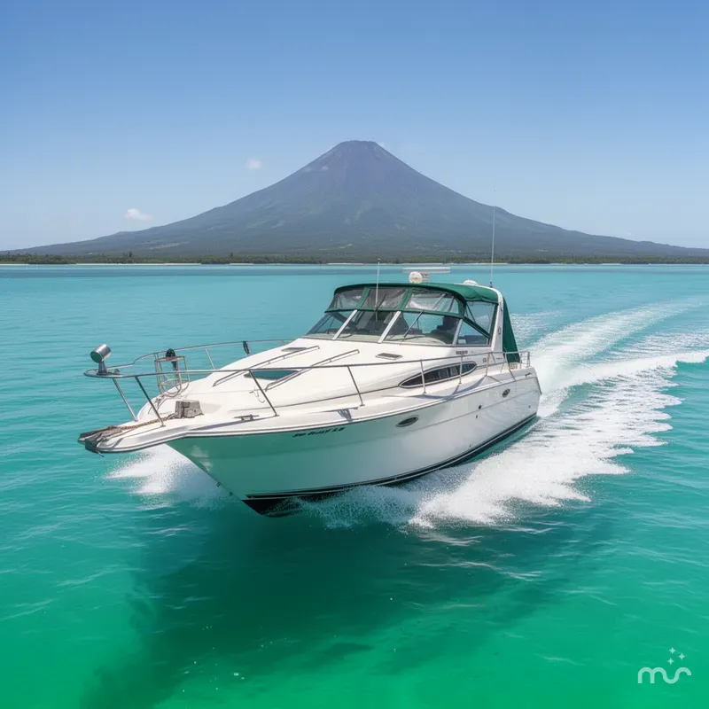Slide: The Image of Sea Ray 330 Express Cruiser 1992 - 2