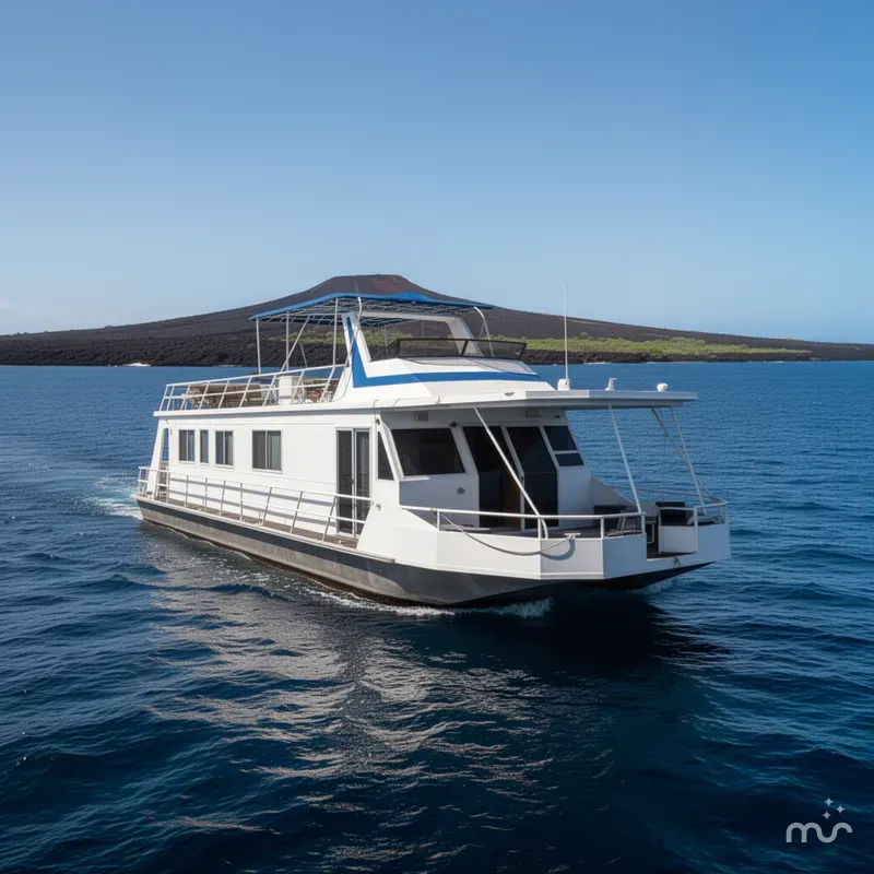 Slide: The Image of Stardust Cruisers Houseboat 1988 - 2