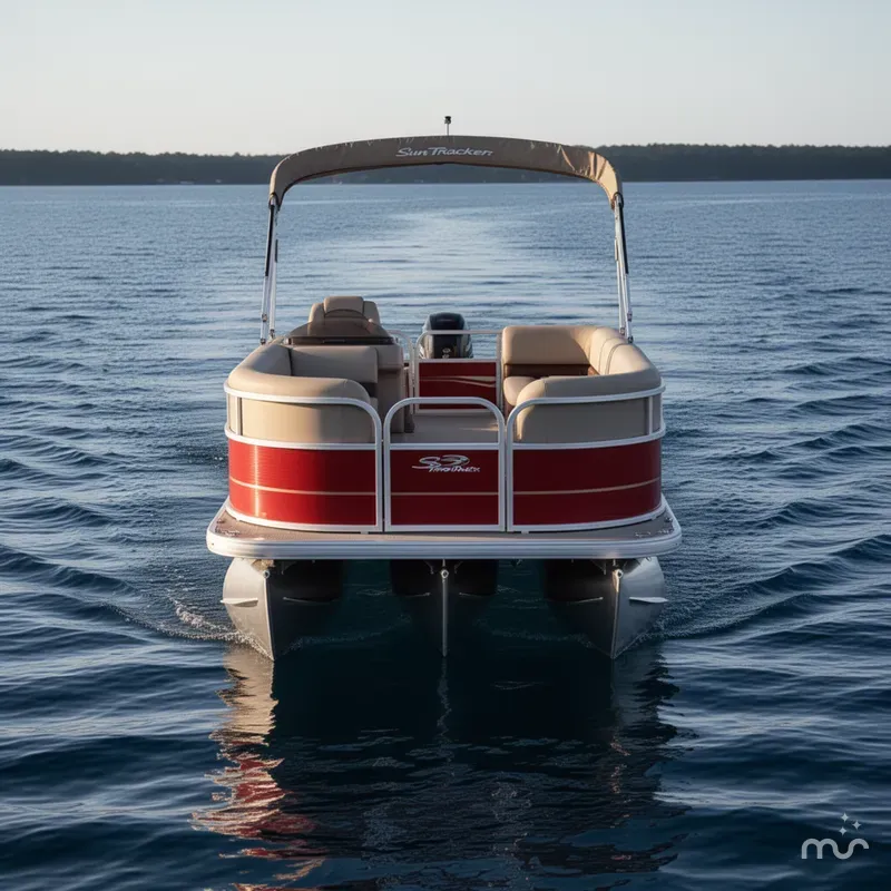 Slide: The Image of Sun Tracker Party Barge 18 DLX 2024 - 2