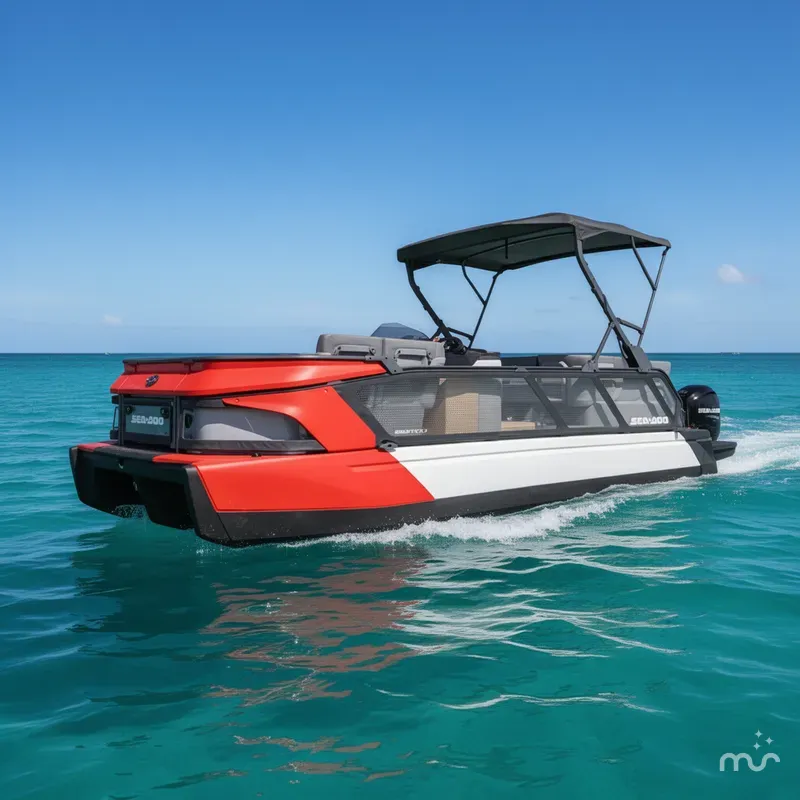 Slide: The Image of Sea-Doo Switch® Cruise 21 - 170 hp Galvanized 2024 - 2
