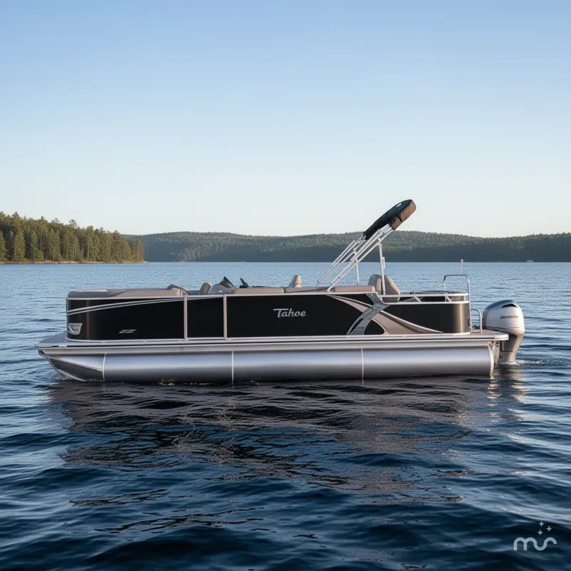 Slide: The Image of Tahoe LTZ 2385 Rear Fish Tritoon & Honda 4-Stroke EFI 2024 - 0