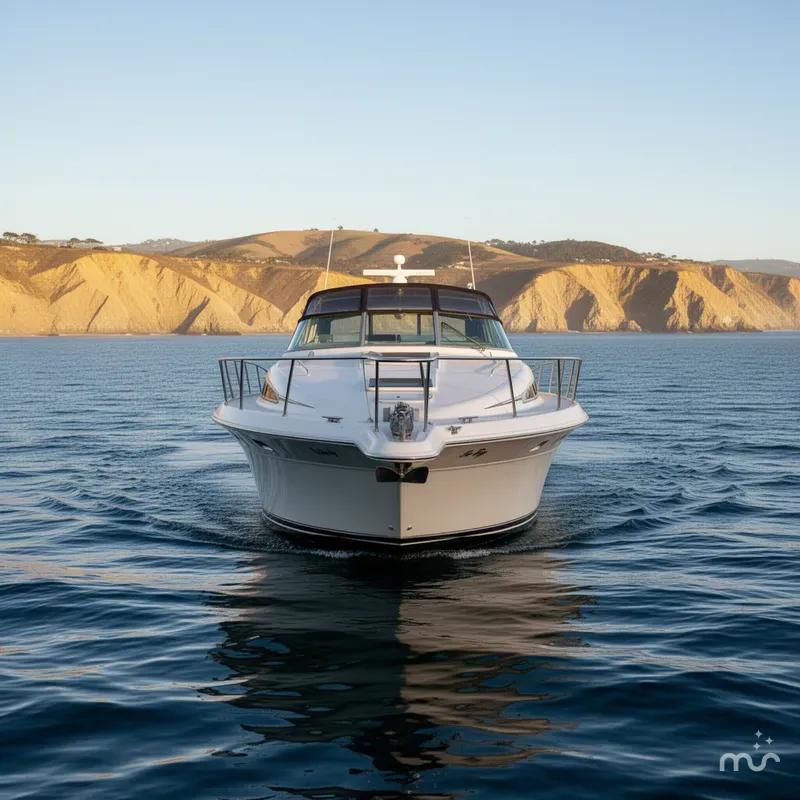 Slide: The Image of Sea Ray 420 Express Cruiser 1991 - 2