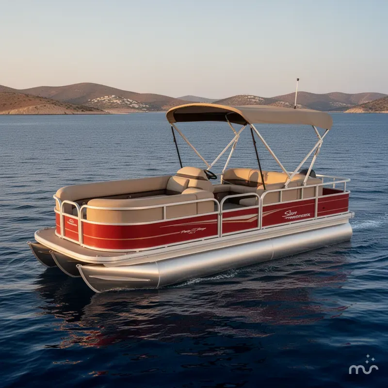 The Image of Sun Tracker Party Barge 18 DLX 2024 - 0