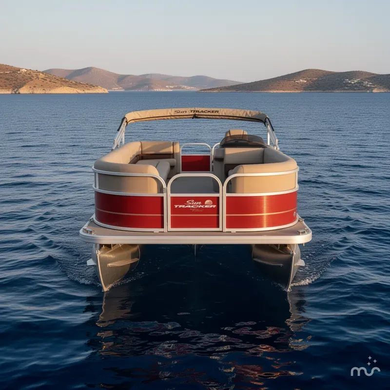 Slide: The Image of Sun Tracker Party Barge 18 DLX 2024 - 3