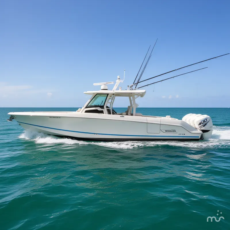 Slide: The Image of Boston Whaler 380 Outrage 2019 - 2