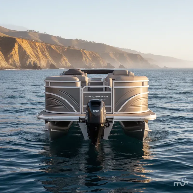 Slide: The Image of Sun Tracker Party Barge 22 DLX 2024 - 1