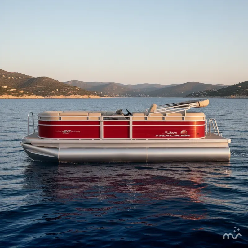Slide: The Image of Sun Tracker Party Barge 20 DLX 2024 - 2