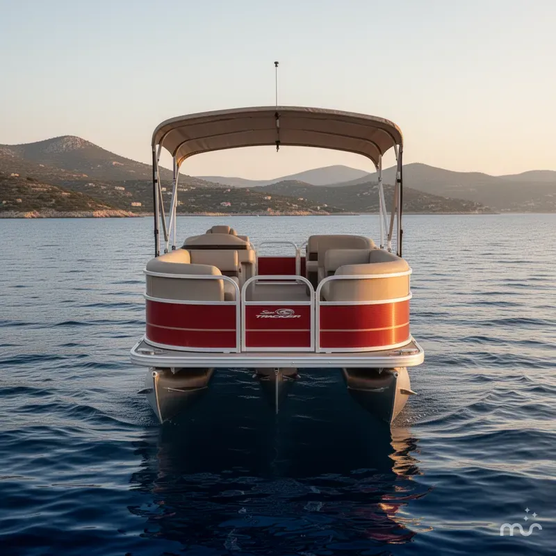 Slide: The Image of Sun Tracker Party Barge 18 DLX 2024 - 3