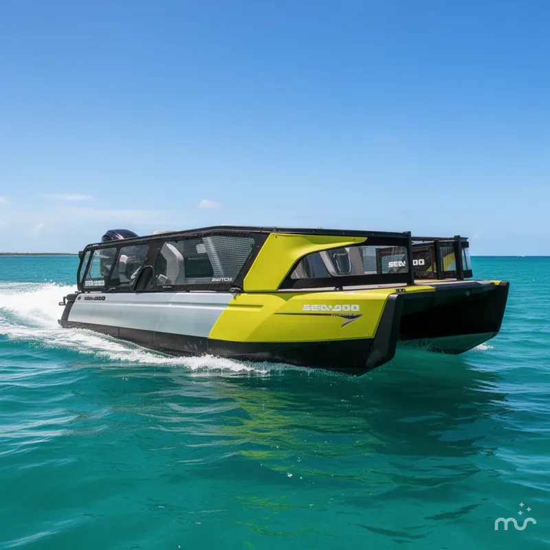Slide: The Image of Sea-Doo Switch® Cruise 18 - 170 hp Galvanized 2024 - 1