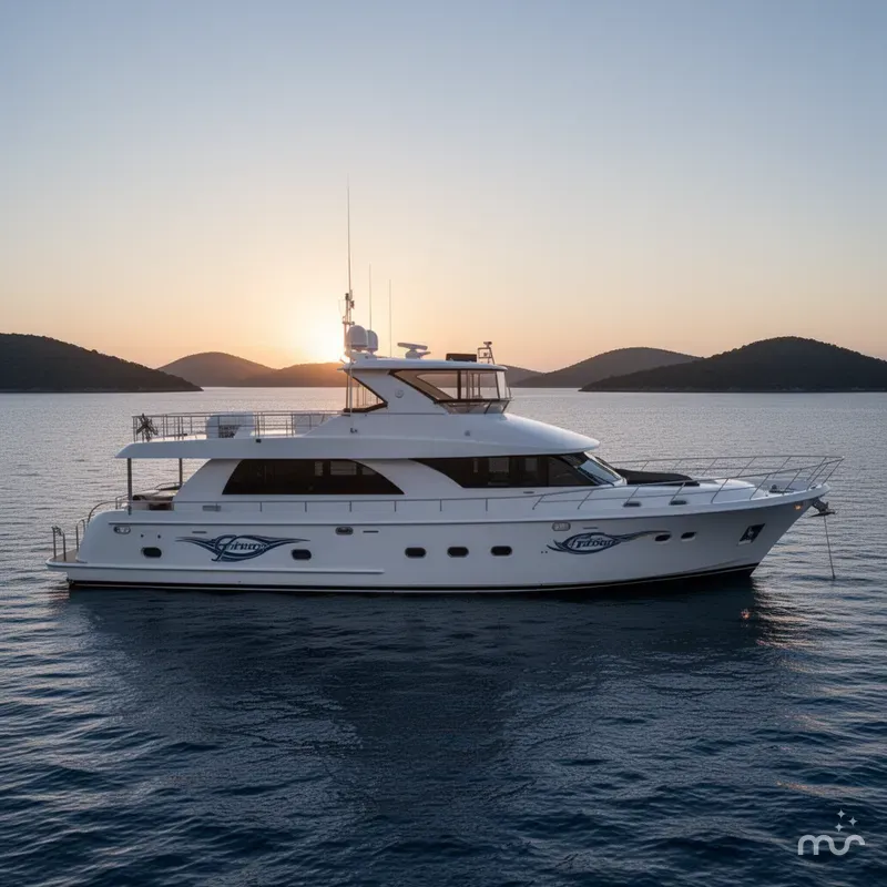 Slide: The Image of Ocean Alexander 74 Flybridge 2009 - 2