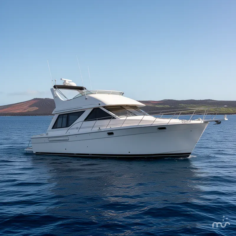 Slide: The Image of Bayliner 3988 Motoryacht 1995 - 2