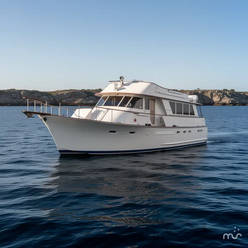 Slide: The Image of Chris-Craft 60 Roamer Flush Deck 1976 - 2