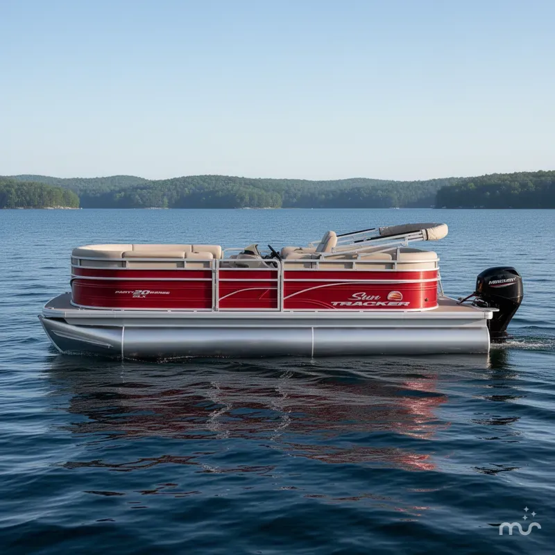 Slide: The Image of Sun Tracker Party Barge 20 DLX 2024 - 1