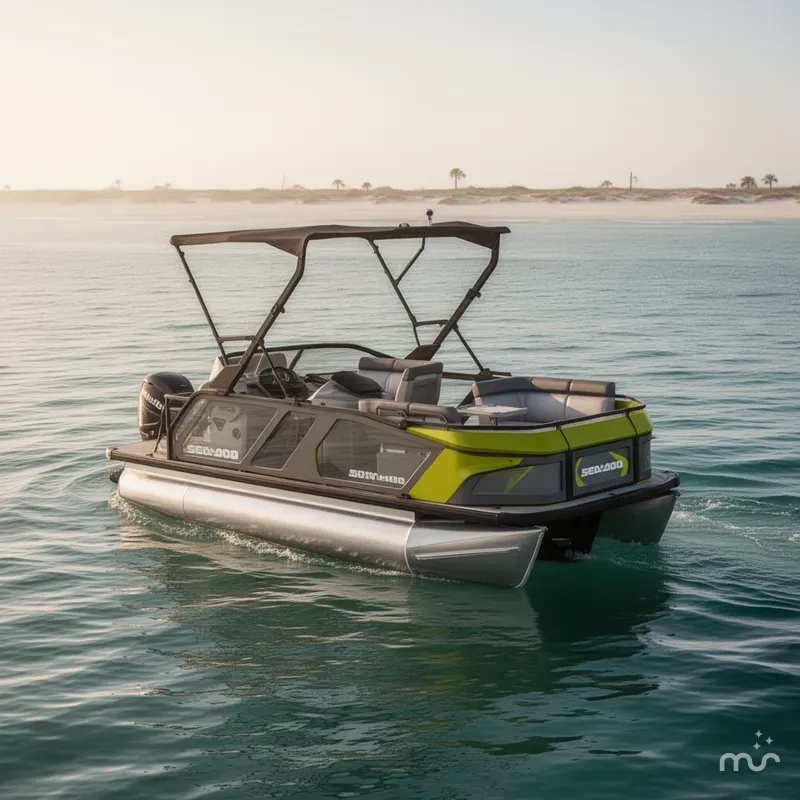 Slide: The Image of Sea-Doo Switch® Cruise 18 - 230 hp Galvanized 2024 - 1