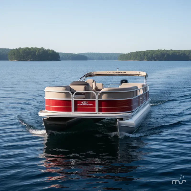 Slide: The Image of Sun Tracker Party Barge 18 DLX 2024 - 2
