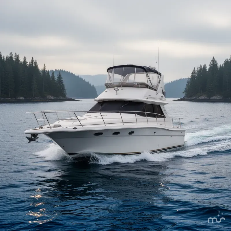 Slide: The Image of Sea Ray 370 Sedan Bridge 1995 - 2