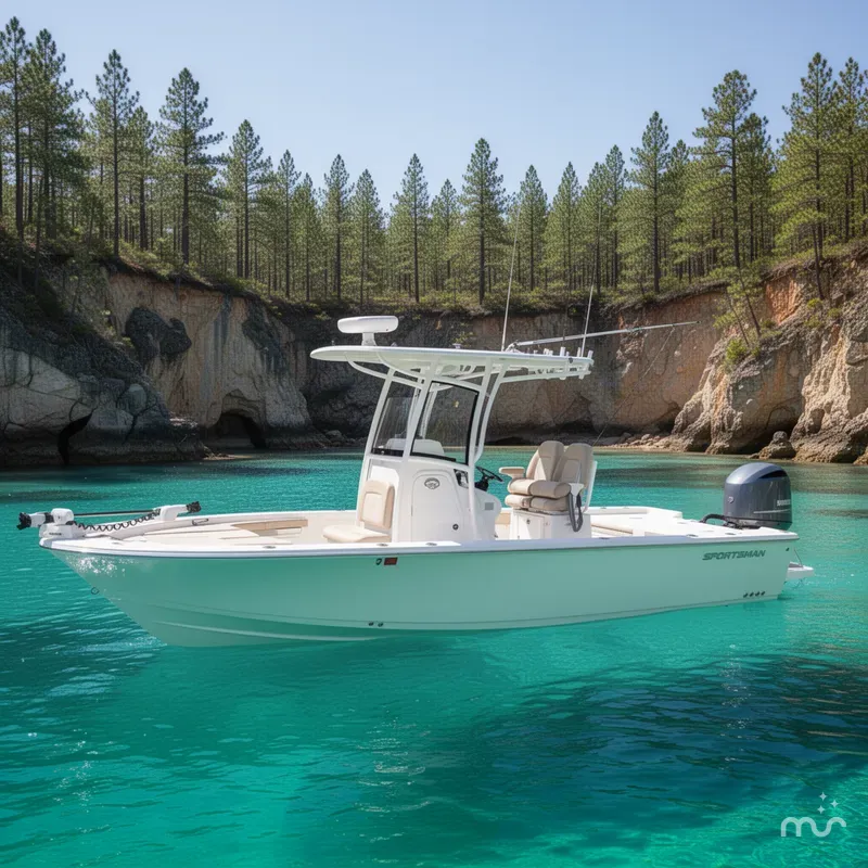 Slide: The Image of Sportsman Masters 267 Bay Boat 2019 - 2