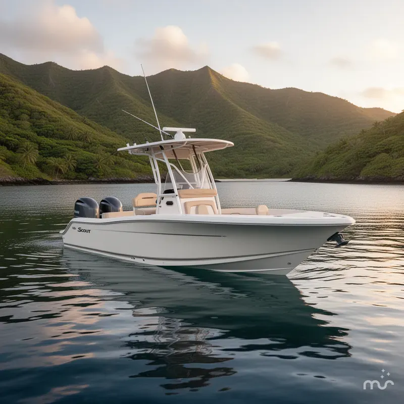 Slide: The Image of Scout 195 Sportfish 2024 - 2