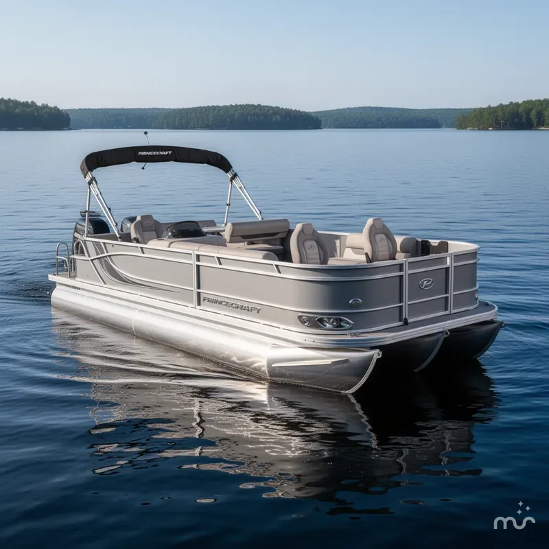 Slide: The Image of Princecraft 23 Sportfisher 2S RL Dinette Swingback Fish Pontoo 2024 - 2