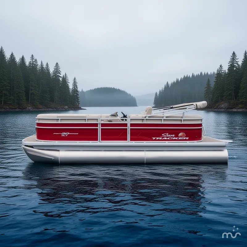 Slide: The Image of Sun Tracker Party Barge 20 DLX 2024 - 2