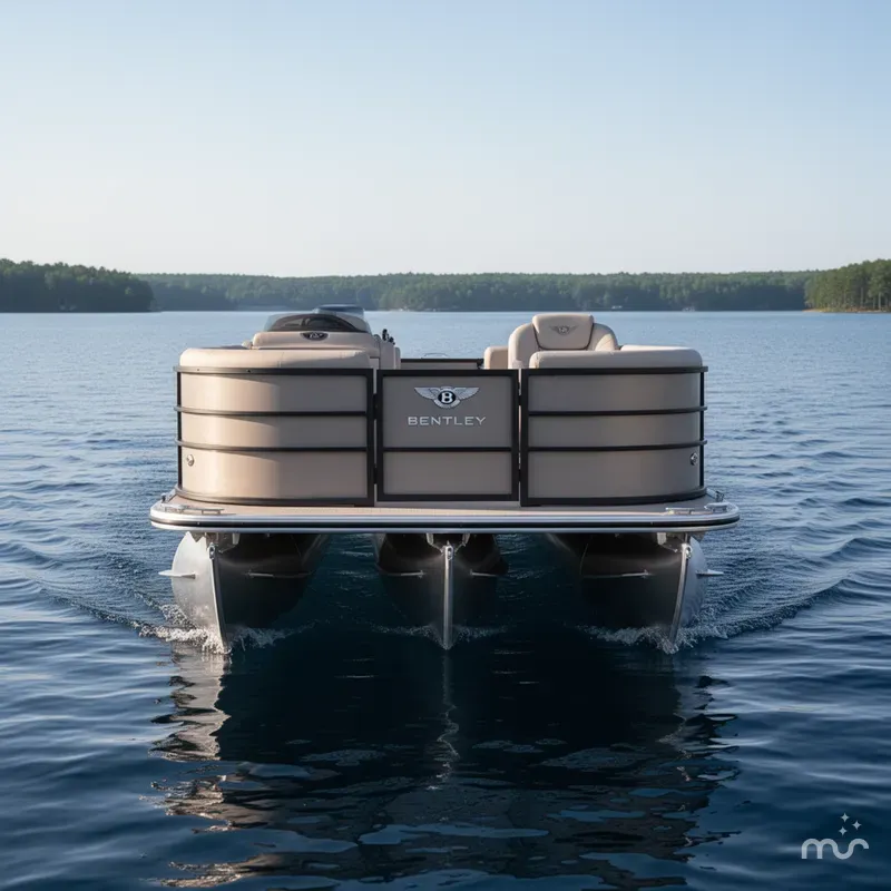 Slide: The Image of Bentley Pontoons LE 200 CW Quad Lounge & 90HP Honda 4-Stroke EFI 2024 - 3