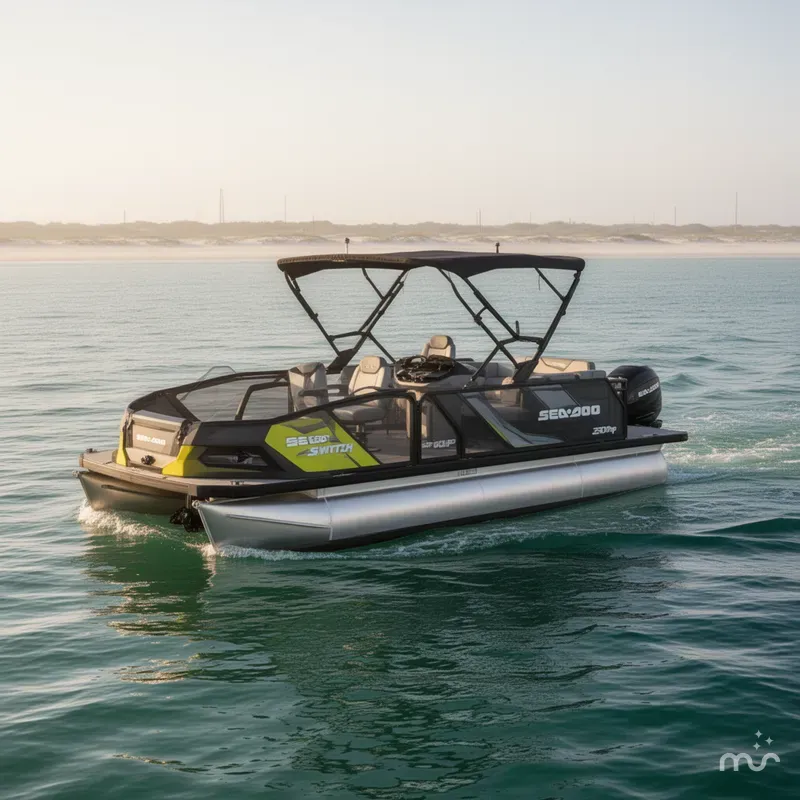 Slide: The Image of Sea-Doo Switch® Sport 18 - 230 hp Galvanized 2024 - 1