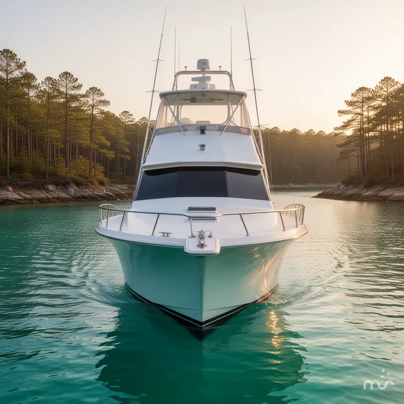 Slide: The Image of Ocean 42 Flybridge 1993 - 1