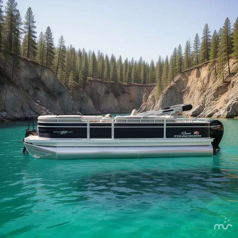 Slide: The Image of Sun Tracker SportFish 22 DLX 2024 - 2