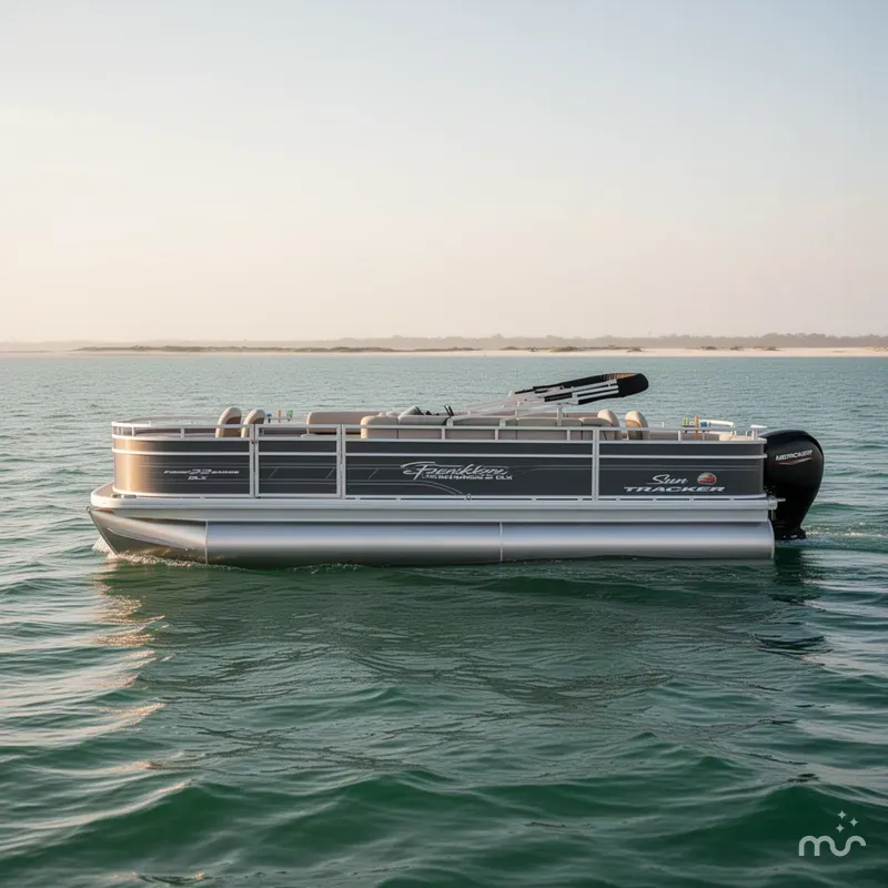 Slide: The Image of Sun Tracker Fishin' Barge 22 DLX 2024 - 0