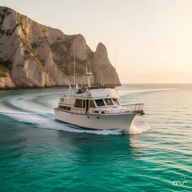 Slide: The Image of Tollycraft 48' Cockpit Motor Yacht 1977 - 2