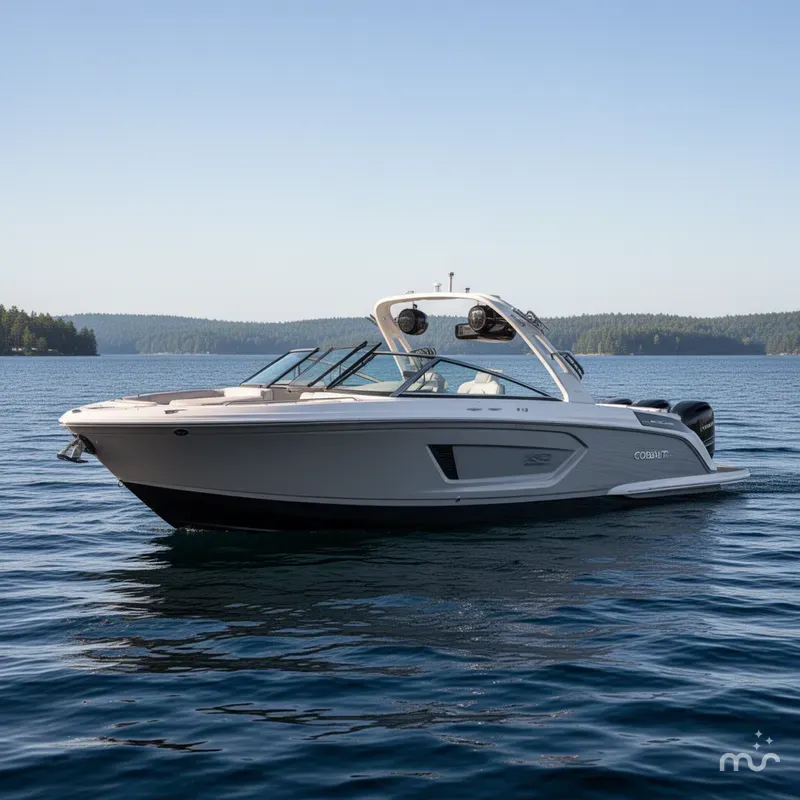 Slide: The Image of Cobalt R33 with Twin 350HP Volvo V8s 2024 - 0
