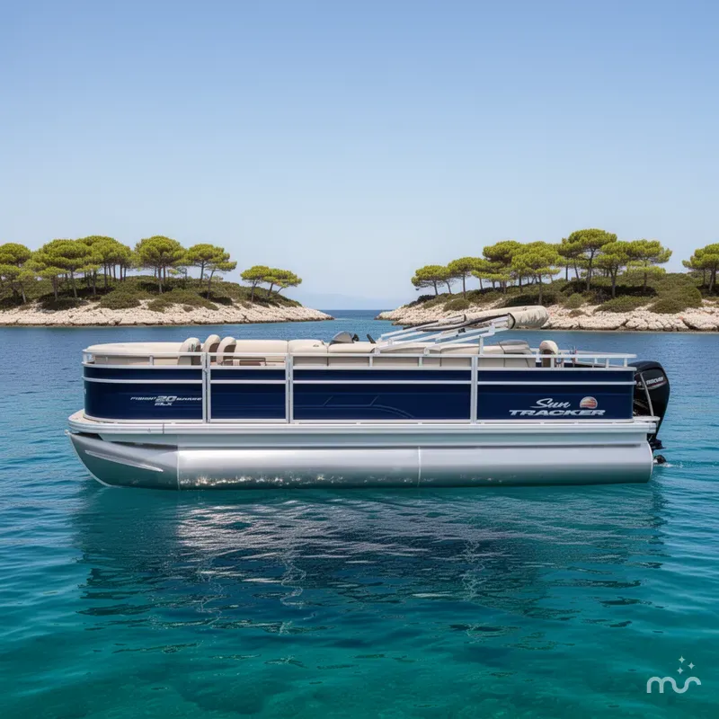 Slide: The Image of Sun Tracker Fishin' Barge 20 DLX 2024 - 2