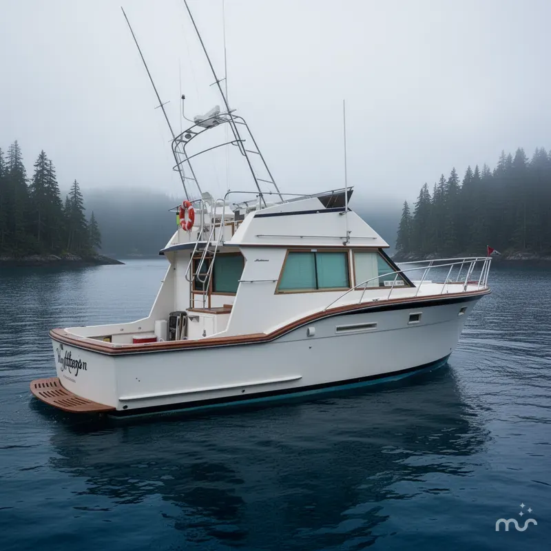 Slide: The Image of Hatteras 37 Convertible 1977 - 2