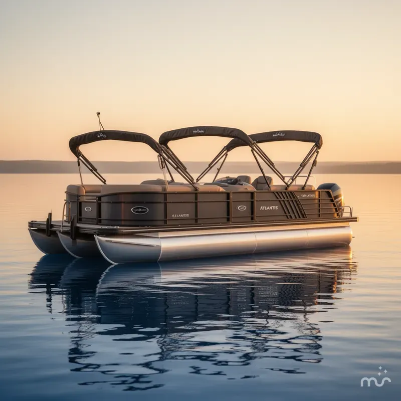 Slide: The Image of Landau Atlantis 250 Swingback Rear Lounge Tri-Log 2024 - 0