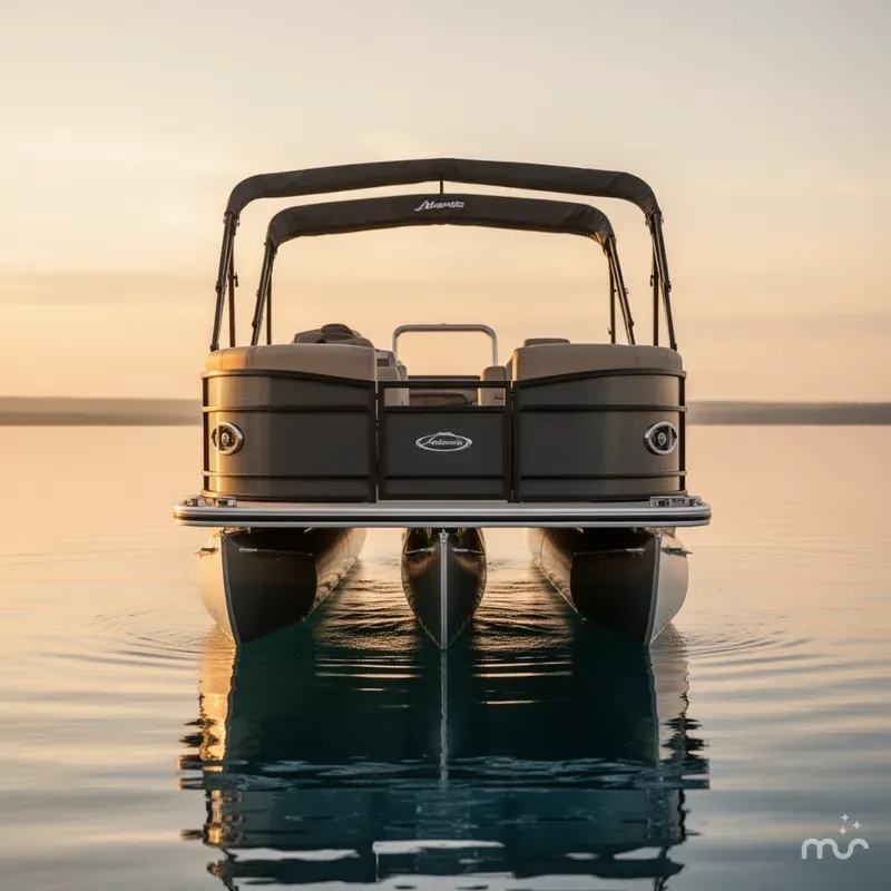 Slide: The Image of Landau Atlantis 250 Swingback Rear Lounge Tri-Log 2024 - 3