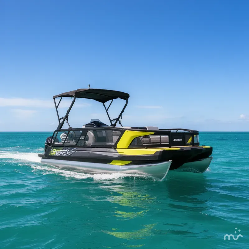 Slide: The Image of Sea-Doo Switch® Cruise 18 - 230 hp Galvanized 2024 - 2