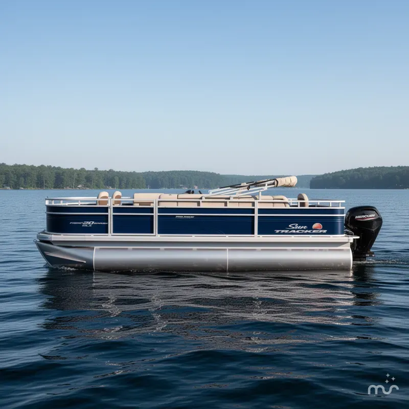 Slide: The Image of Sun Tracker Fishin' Barge 20 DLX 2024 - 0