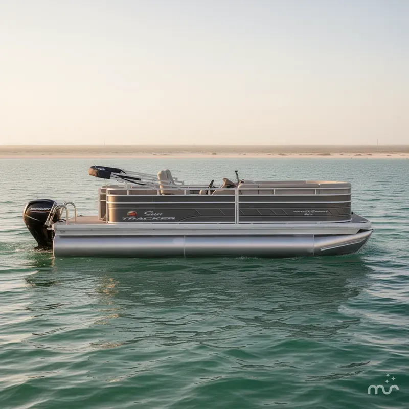 Slide: The Image of Sun Tracker Party Barge 20 DLX 2024 - 0