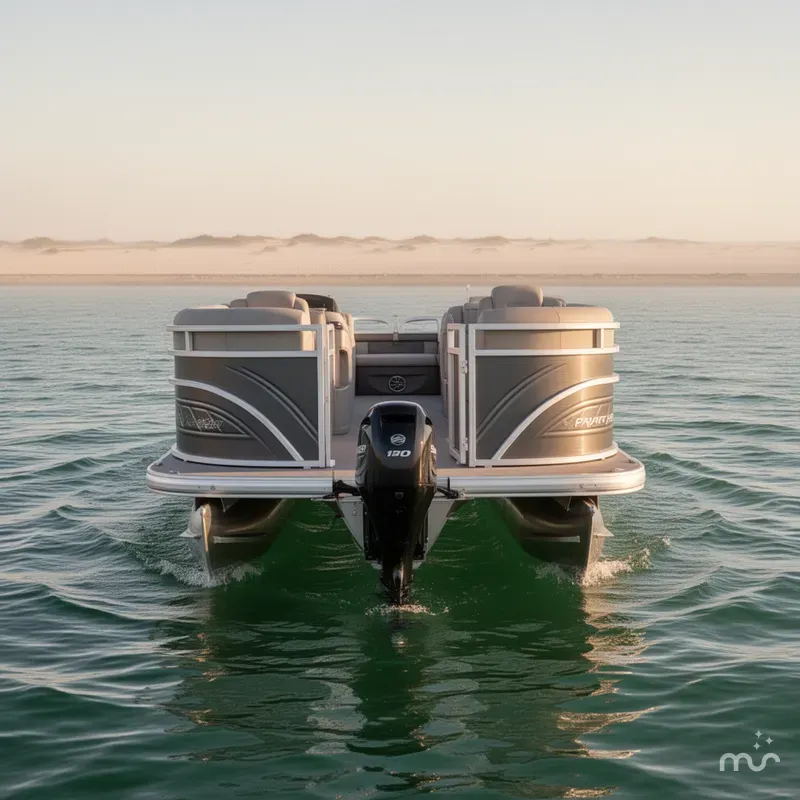 Slide: The Image of Sun Tracker Party Barge 20 DLX 2024 - 2