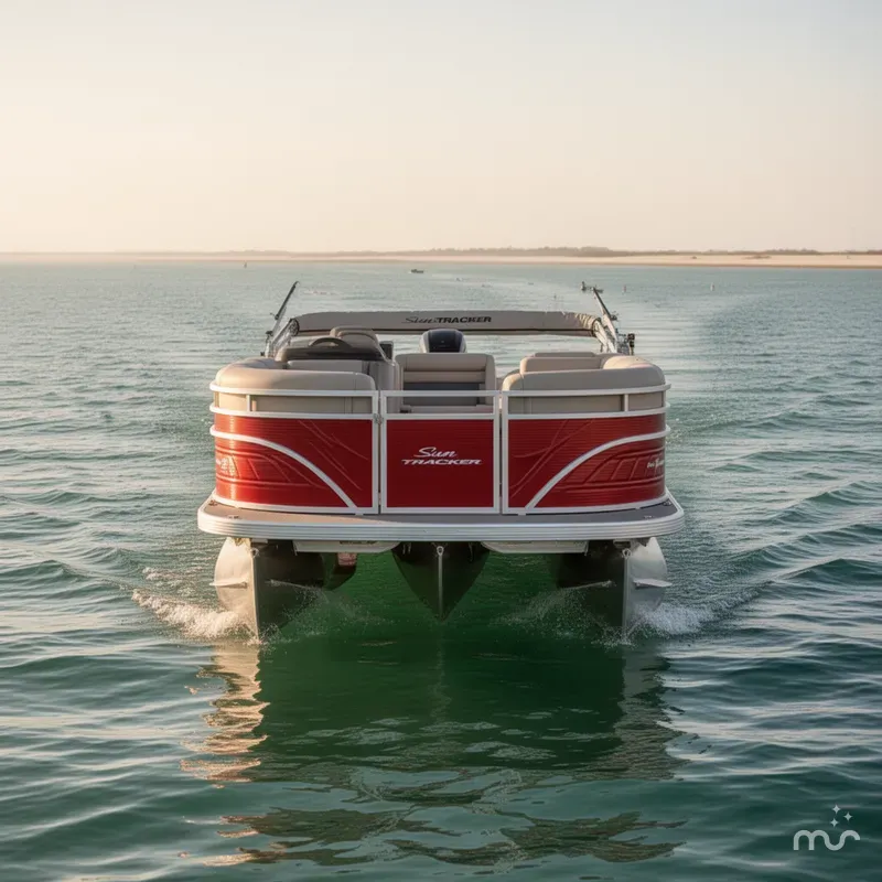 Slide: The Image of Sun Tracker Party Barge 20 DLX 2024 - 3